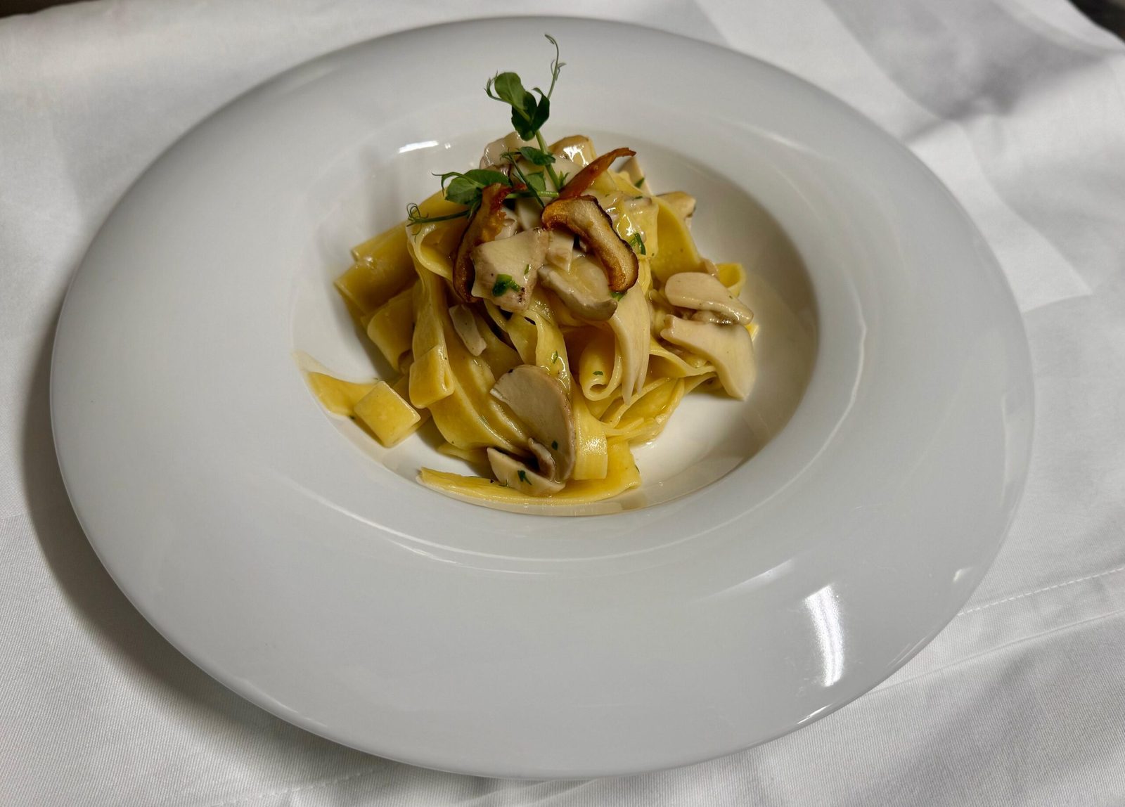 Tagliatelle fresche ai porcini