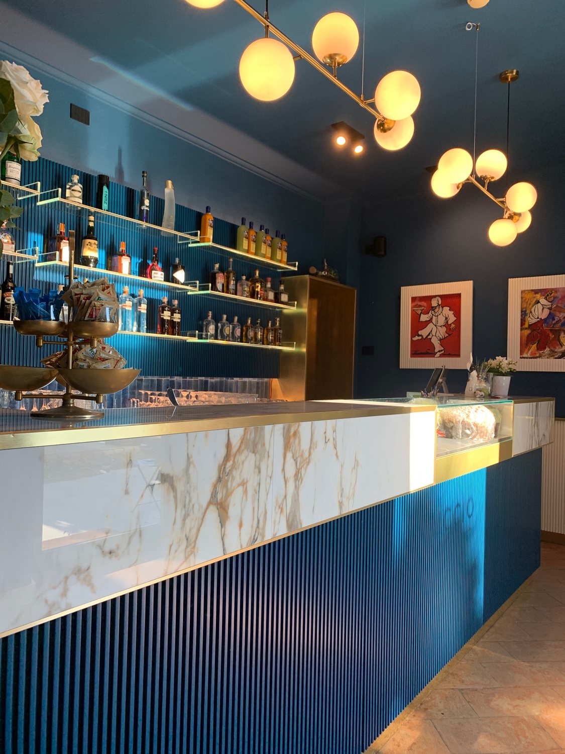 Interno del ristorante Il Riccio, Art Hotel Varese